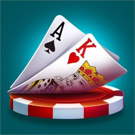 Bandar Poker betting interface and hand display on mobile screen